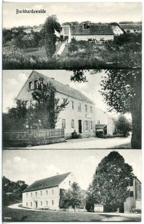 Burkhardtswalde. Blick auf Burkhardswalde