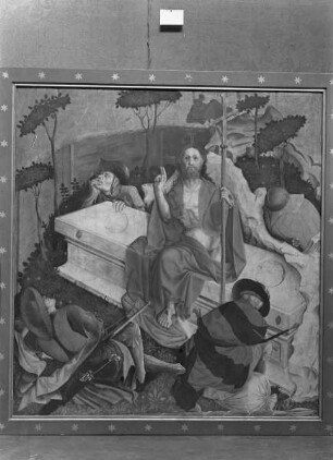 Die Flügel des Wurzacher Altars — Vier Szenen der Passion Christi — Die Auferstehung Christi