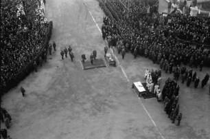Bukarest: Einzug der rumänischen Truppen von Odessa, Gottesdienst