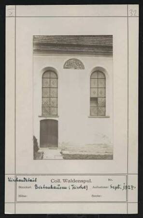 Kirchendetail (von außen) Standort: Bietenhausen (Kirche)