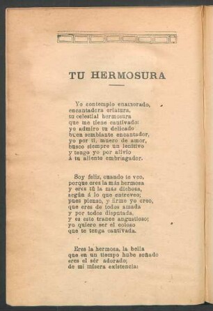 Tu hermosura