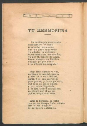 Tu hermosura