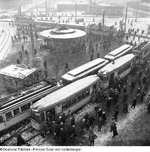 Dresden - Schneetreiben