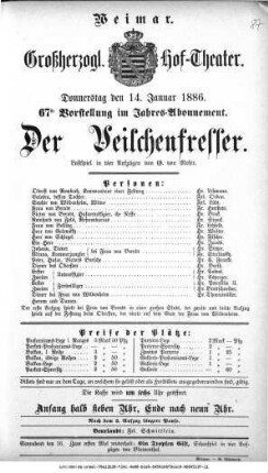 Der Veilchenfresser
