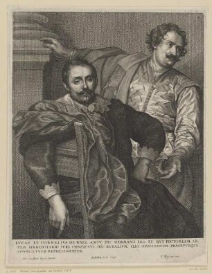 Gruppenbildnis des Lvcas und Cornelivs de Wael