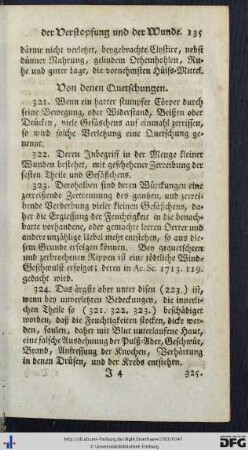 21. Von denen Quetschungen - 30. Von den Verhärtung der Drüsen.