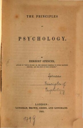 The principles of psychology