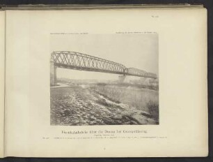 Eisenbahnbrücke über die Donau bei Grossprüfening.