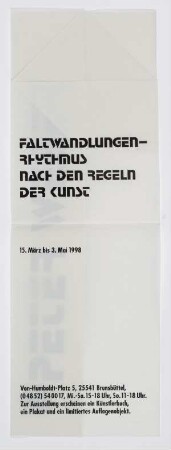 Faltwandlungen