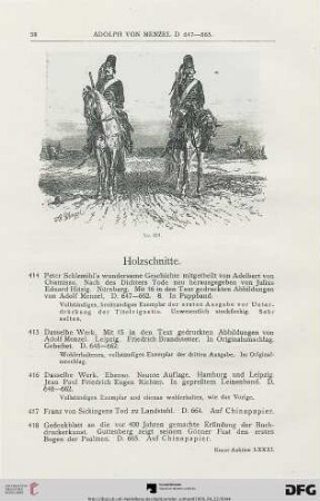 Holzschnitte (Nr. 414-661)