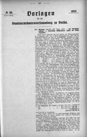 No. 20 (377-385), 7. Juni 1919