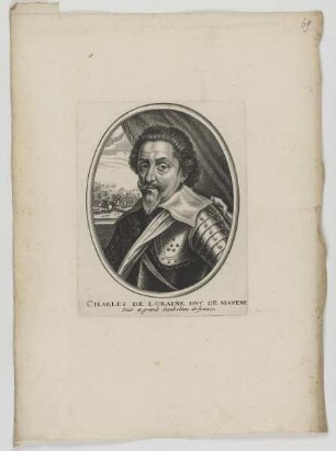 Bildnis des Charles de Loraine, Herzog von Mayenne
