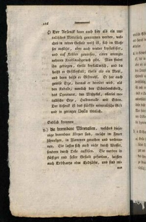 116-119, 5.) die brennbare Mineralien, welches ...