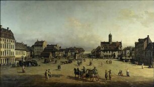Der Neustädter Markt in Dresden
