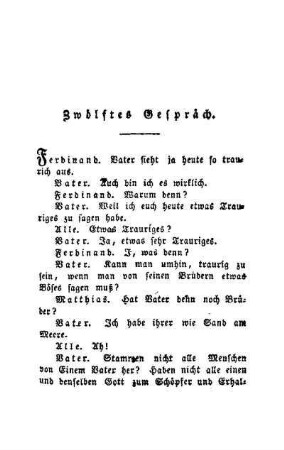 Zwölftes Gespräch
