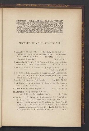 Monete romane consolari