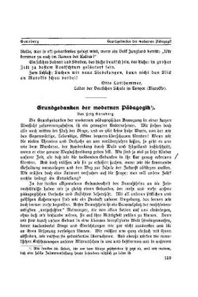 Grundgedanken der modernen Pädagogik