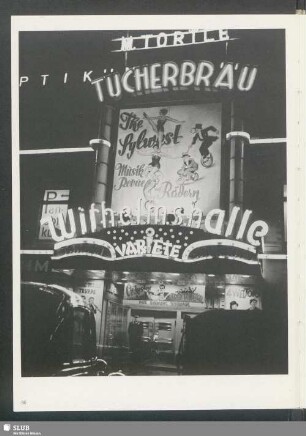 "Wilhelmshalle", Varieté am Spielbudenplatz