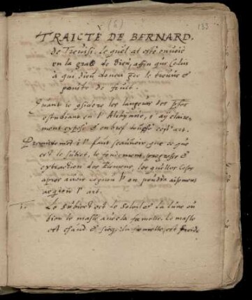 Bernardus Trevisanus: Tractatus de lapide philosophorum, frz.