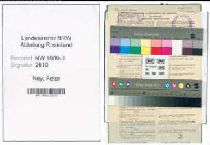 Entnazifizierung Peter Noy , geb. 09.11.1922 (Arbeiter)