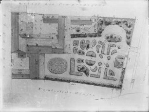 Plan "Gebiet des Dompredigers" (wahrscheinlich in Güstrow)