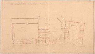 Fischer, Theodor; München, Lindwurmstr.; Garage, Tankstelle und Fahrschule Eibl - Grundriss