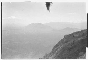 Landschaftsaufnahme : Blick über die Hänge der Usambara-Berge.