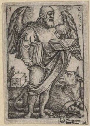 Der Evangelist Lukas, aus der Folge der vier Evangelisten