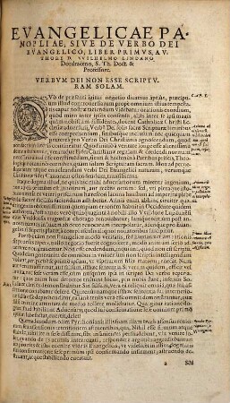 Panoplia evangelica : sive de verbo Dei evangelico libri quinque, quibus ex scriptura proph. et apost. illius eruitur et declaratur indoles atque natura