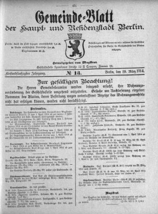 1914,13: No. 13, 29. März 1914