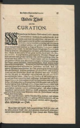 Der Andere Theil von der Curation.