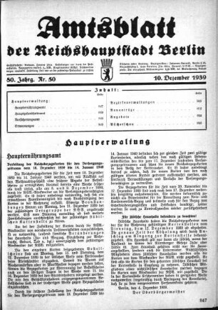 1939,50: Nr. 50, 10. Dezember 1939