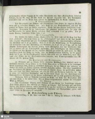 E. Schulanfang nach Ostern