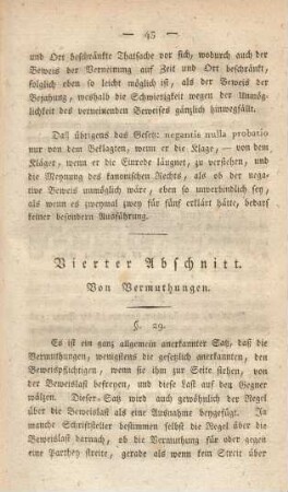 Vierter Abschnitt. Von Vermuthungen