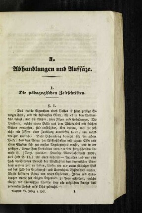 ¬Die¬ pädagogischen Zeitschriften