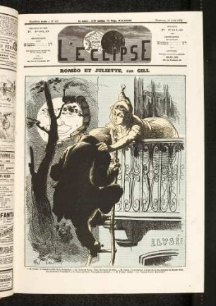 Roméo et Juliette, par Gill