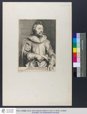 Iacobvs De Cachiopin / Amator Artis Pictoriæ Antverpiæ / Ant. van Dyck pinxcit ; Vorsterman sculp.