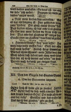A. Von den Sacramenten insgemein