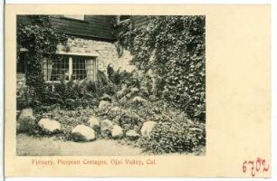 Ojai Valley. Fernery, Pierpont Cottages, Ojai Valley, Cal.