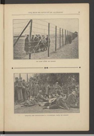 Le camp d'été de Zossen - Arrivée des prisonniers a Wunstorf, près de Zossen