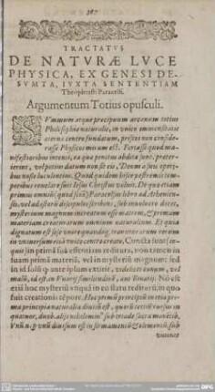 Argumentum Totius opusculi.
