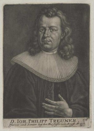 Bildnis des Ioh. Philipp Treuner