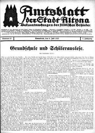 Grundschule und Schülerauslese.