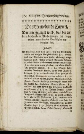 Das dreyzehende Capitel.