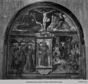 Nische mit Szenen aus dem Leben des Heiligen Antonius von Padua