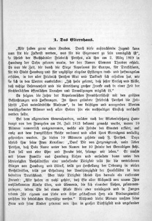 1. Das Elternhaus