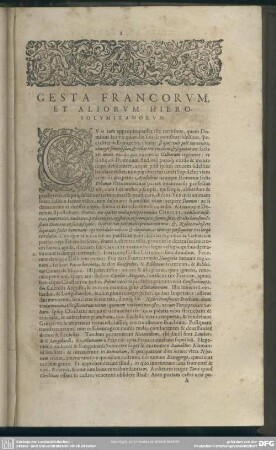 Gesta Francorum, Et Aliorum Hierosolymitanorum