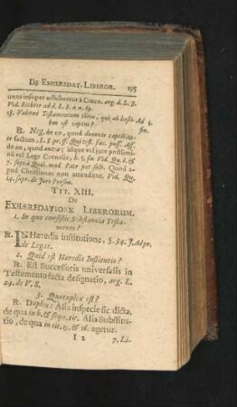 Tit. XIII. De Exhaeredatione Liberorum.