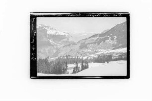 Blick auf Wengen und Interlaken von der Jungfraubahn aus gesehen