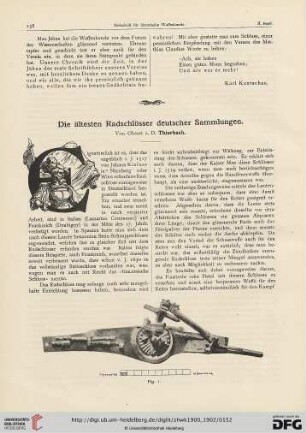 2: Die ältesten Radschlösser deutscher Sammlungen